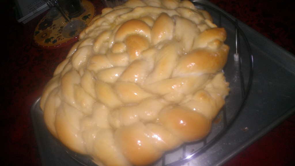 Sea Salt Honey Braided Bread